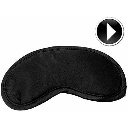 Satin Blindfold Black Sex & Mischief SS10001