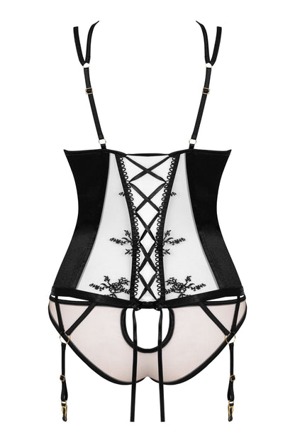 Sheer Mesh Corset Beauty Night Gianna