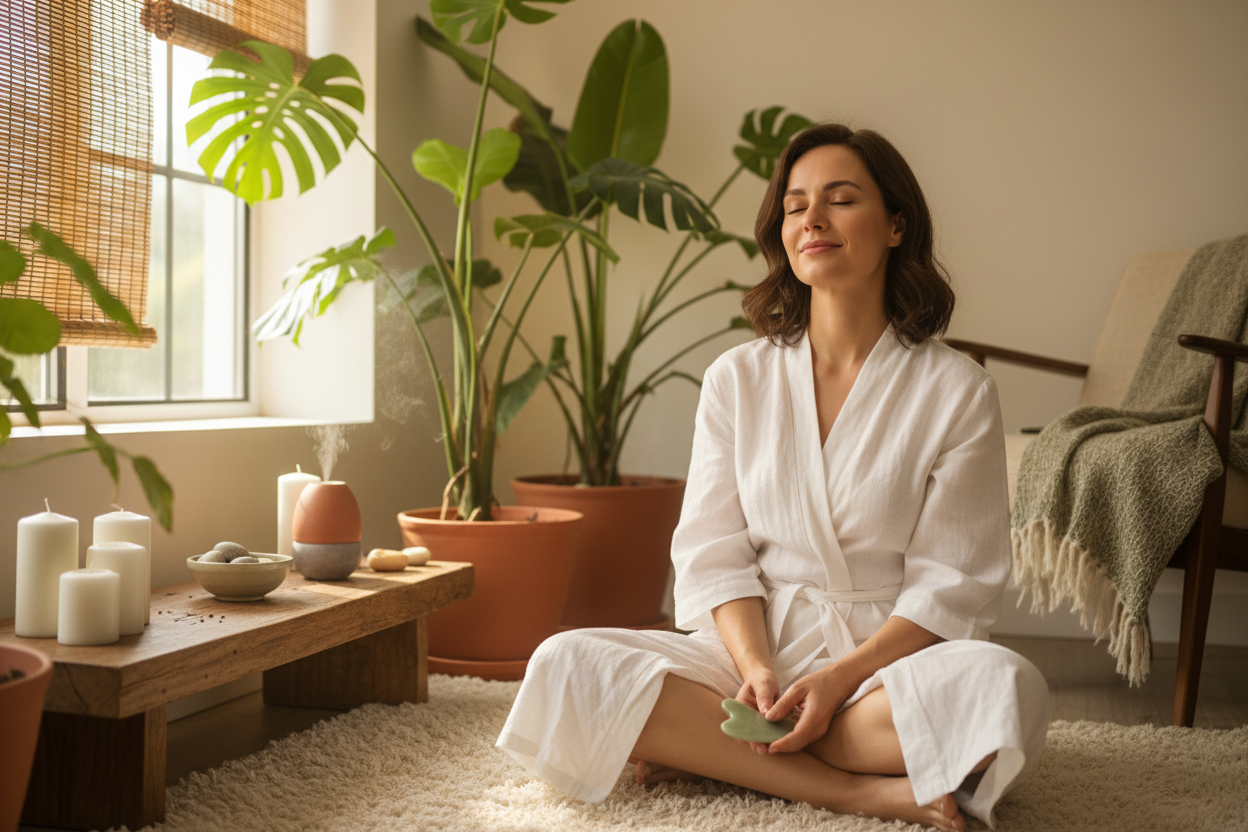 woman valuing self care both physically and sexually